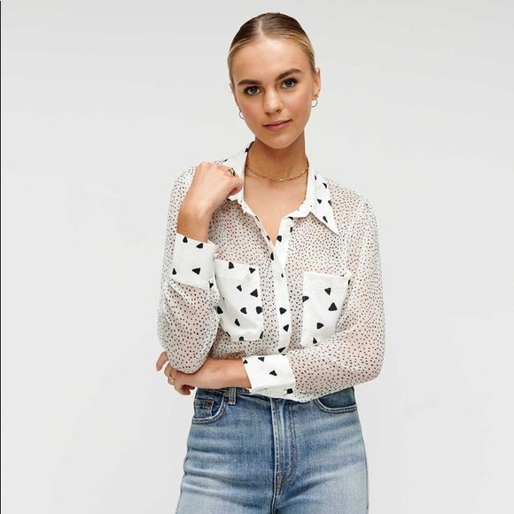 7 for all mankind Patch Pocket Blouse - Picture 2 of 6